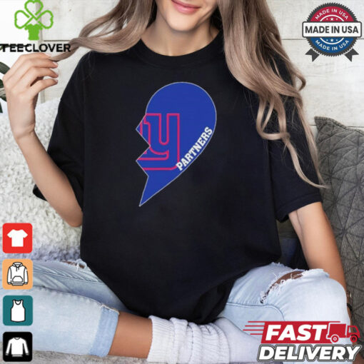 Official New York Giants Vikings Partners Half Heart Shirt