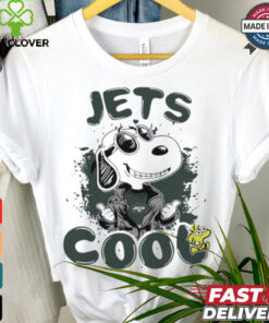 Official New York Jets NFL Team Snoopy Joe Cool T Shirt