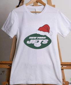 Official New York Jets Santa Logo Christmas Holiday Shirt