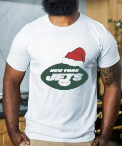 Official New York Jets Santa Logo Christmas Holiday Shirt