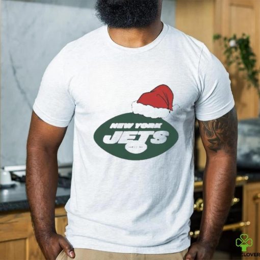 Official New York Jets Santa Logo Christmas Holiday Shirt