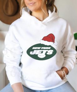 Official New York Jets Santa Logo Christmas Holiday Shirt