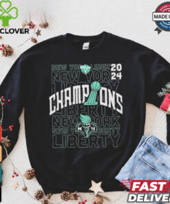 Official New York Liberty 2024 WNBA Finals Champions Evolve Pullover Shirt