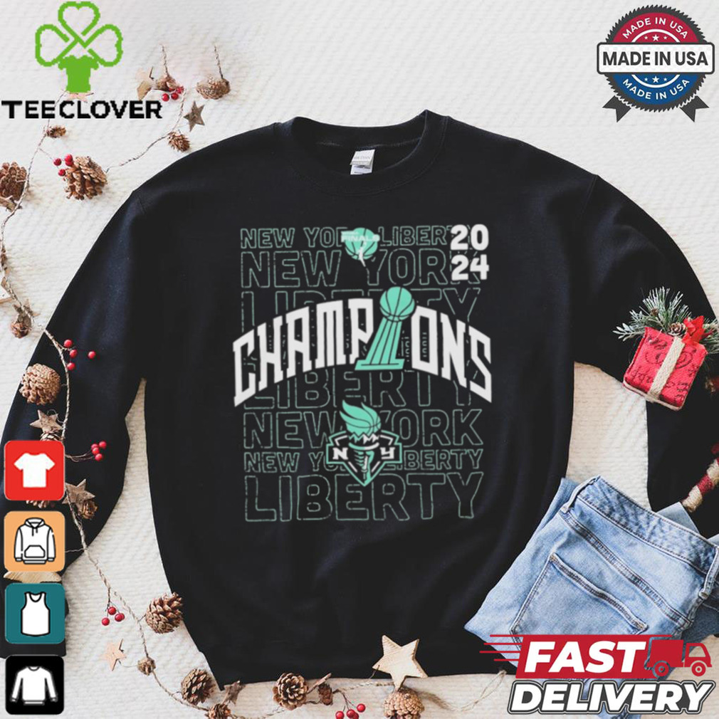 Official New York Liberty 2024 WNBA Finals Champions Evolve Pullover Shirt Official New York Liberty 2024 WNBA Finals Champions Evolve Pullover Shirt