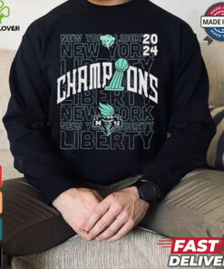 Official New York Liberty 2024 WNBA Finals Champions Evolve Pullover Shirt