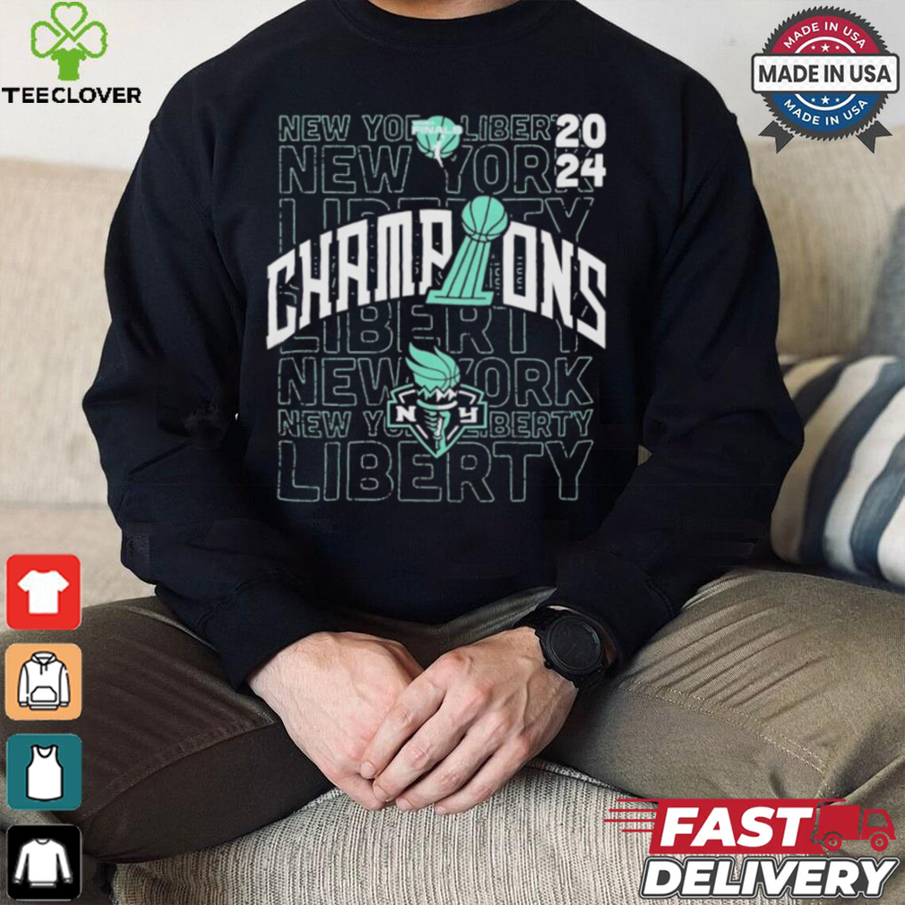 Official New York Liberty 2024 WNBA Finals Champions Evolve Pullover Shirt Official New York Liberty 2024 WNBA Finals Champions Evolve Pullover Shirt