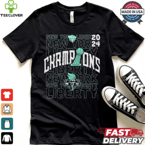 Official New York Liberty 2024 WNBA Finals Champions Evolve Pullover Shirt
