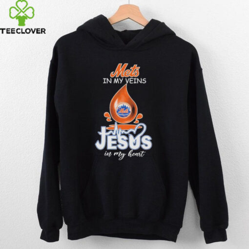 Official New York Mets In My Veins Jesus In My Heart T shirts