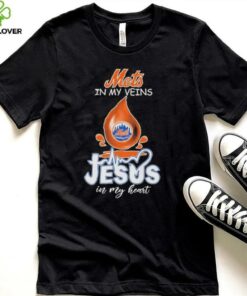 Official New York Mets In My Veins Jesus In My Heart T shirts