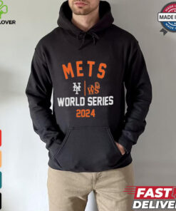 Official New York Mets Nike 2024 World Series Arched Lockup Shirt