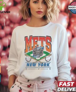 Official New York Mets White Straight Shot 47 Franklin Fashion Shirt