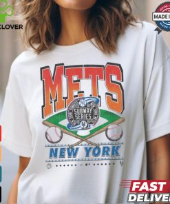 Official New York Mets White Straight Shot 47 Franklin Fashion Shirt