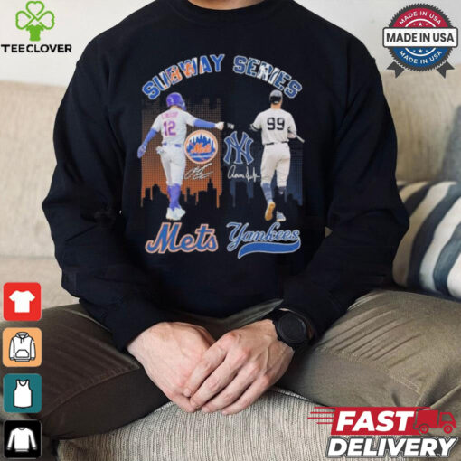 Official New York Mets x New York Yankees Signature Unisex T Shirt