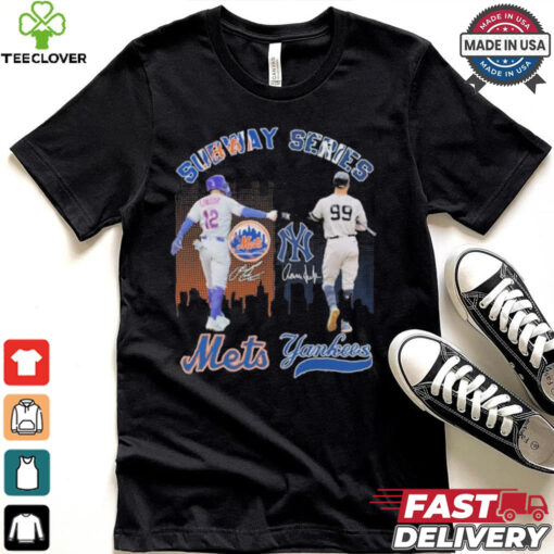 Official New York Mets x New York Yankees Signature Unisex T Shirt