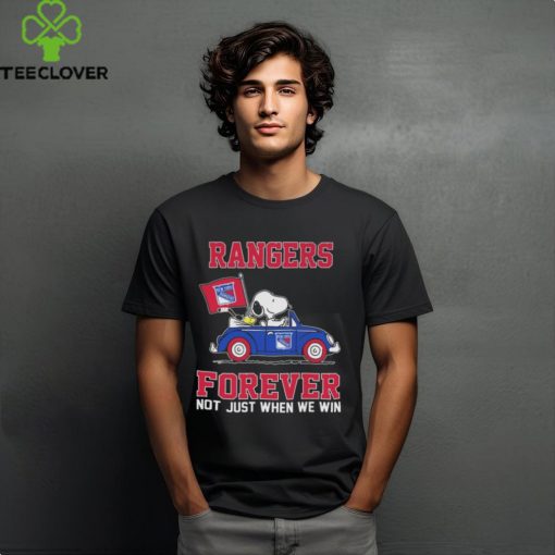 Official New York Rangers Love Snoopy Forever Fan T Shirt