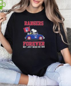 Official New York Rangers Love Snoopy Forever Fan T Shirt