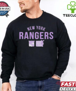 Official New York Rangers Richmond Resilient Hockey Fights Cancer Shirt