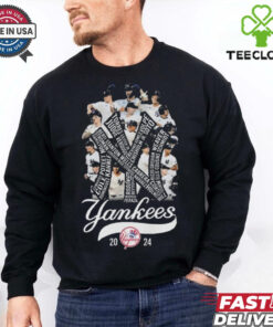 Official New York Yankees 2024 World Series Signatures Shirt