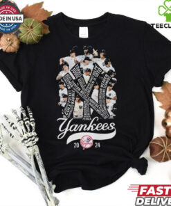Official New York Yankees 2024 World Series Signatures Shirt 3 Official New York Yankees 2024 World Series Signatures Shirt