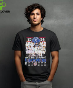 Official New York Yankees Baseball Team 2024 AL East Champions Shirt 1 Official New York Yankees Baseball Team 2024 AL East Champions Shirt