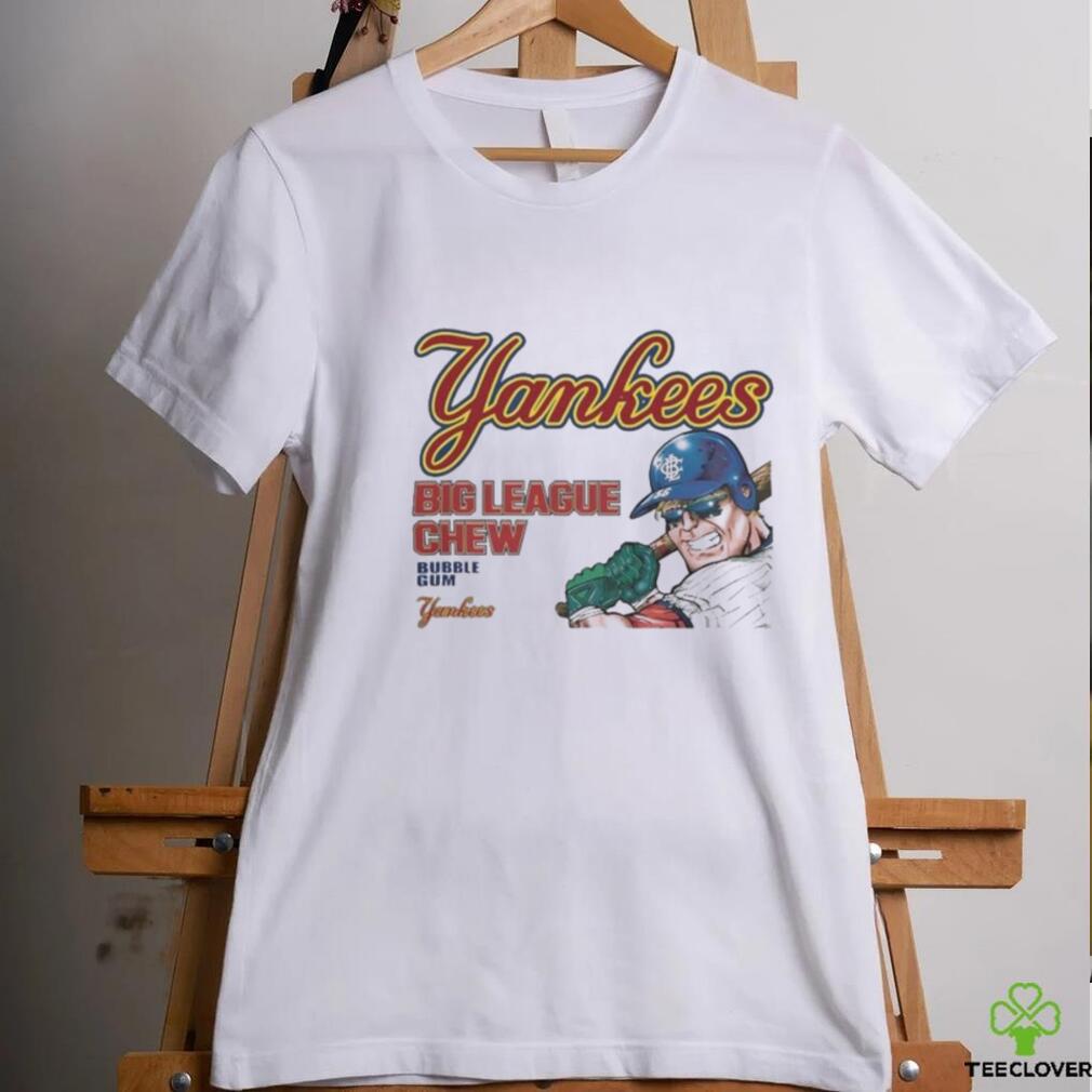 Official New York Yankees Big League Chew Bubble Gum T Shirt Official New York Yankees Big League Chew Bubble Gum T Shirt