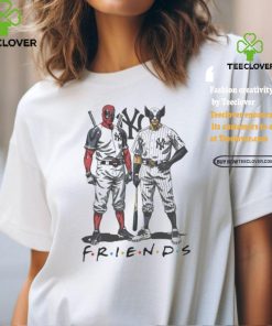 Official New York Yankees Friends Deadpool and Wolverine shirt