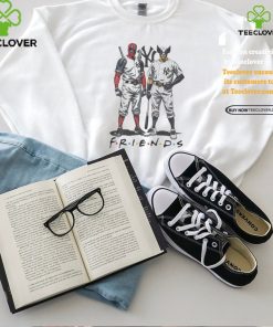 Official New York Yankees Friends Deadpool and Wolverine shirt