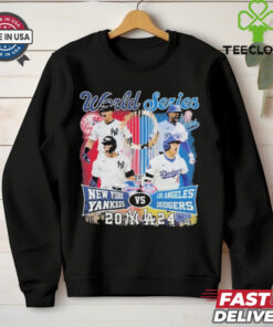 Official New York Yankees Los Angeles Dodgers World Series 2024 T Shirt 2 Official New York Yankees Los Angeles Dodgers World Series 2024 T Shirt