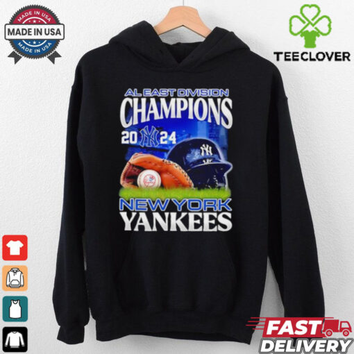 Official New York Yankees NL East Champions we own the ear helmet hoodie, sweater, longsleeve, shirt v-neck, t-shirt