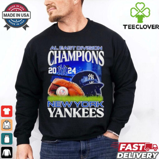 Official New York Yankees NL East Champions we own the ear helmet hoodie, sweater, longsleeve, shirt v-neck, t-shirt