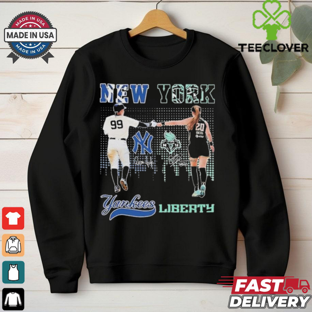 Official New York Yankees New York Liberty Pride Of New Yorker T Shirt Official New York Yankees New York Liberty Pride Of New Yorker T Shirt