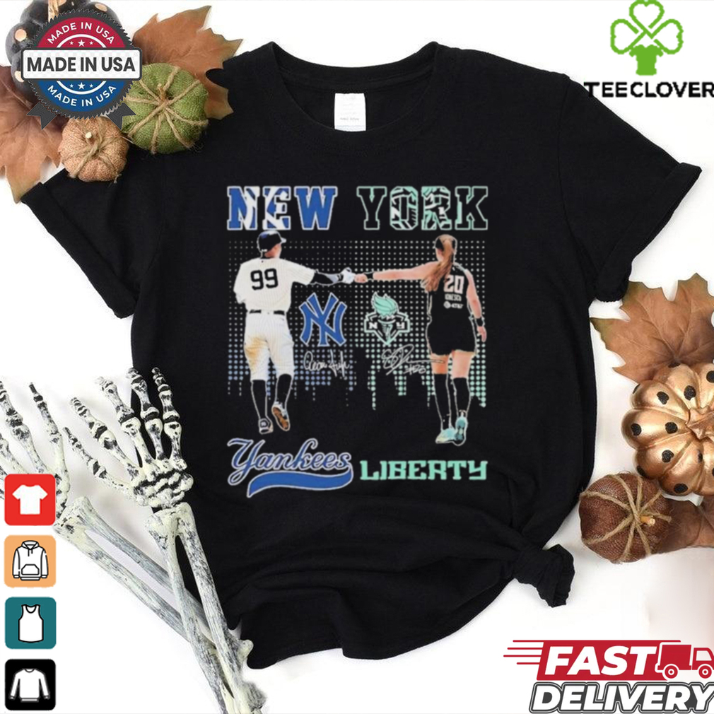 Official New York Yankees New York Liberty Pride Of New Yorker T Shirt Official New York Yankees New York Liberty Pride Of New Yorker T Shirt