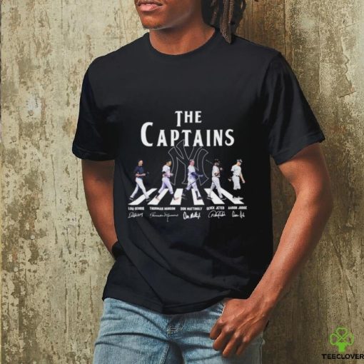 Official New York Yankees The Captains Abbey Road Signatures Shirt
