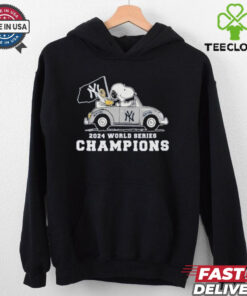 Official New York Yankees x Snoopy 2024 World Series Champions T Shirt