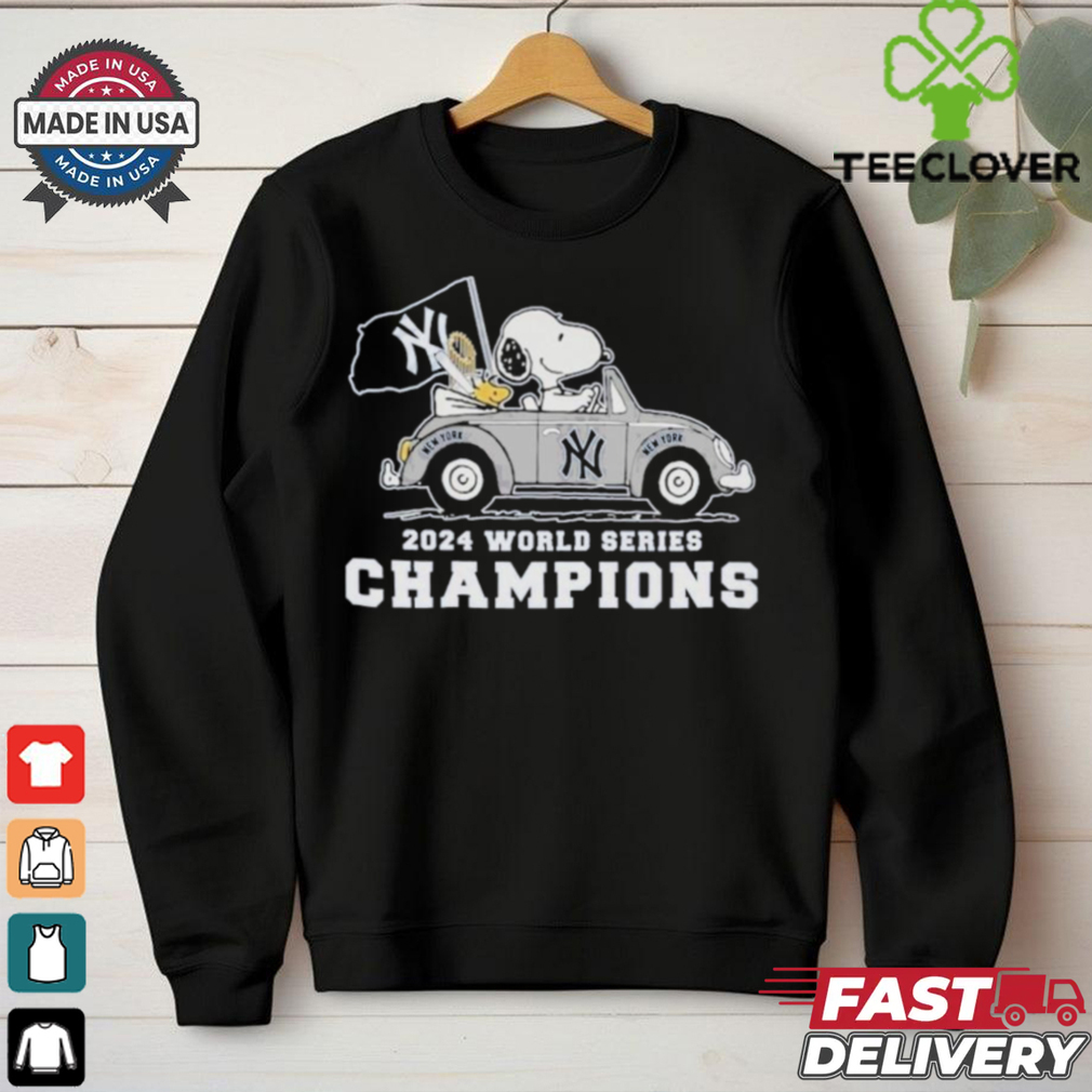 Official New York Yankees x Snoopy 2024 World Series Champions T Shirt Official New York Yankees x Snoopy 2024 World Series Champions T Shirt