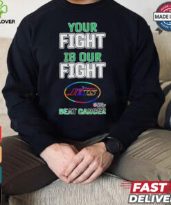 Official New york jets your fight is our fight beat cancer T shirt