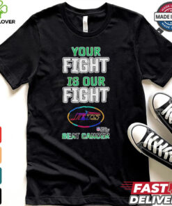 Official New york jets your fight is our fight beat cancer T hoodie, sweater, longsleeve, shirt v-neck, t-shirt