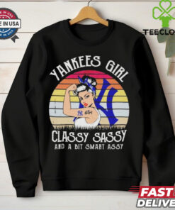 Official New york yankees girl classy sassy and a bit smart assy Shirt