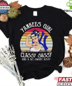 Official New york yankees girl classy sassy and a bit smart assy Shirt