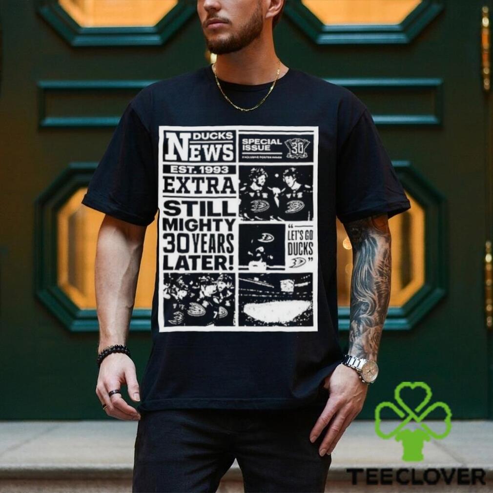 Official News Ducks Est 1993 Extra Still Mighty 30 Years Later Let’s Go Ducks T Shirt Official News Ducks Est 1993 Extra Still Mighty 30 Years Later Let’s Go Ducks T Shirt