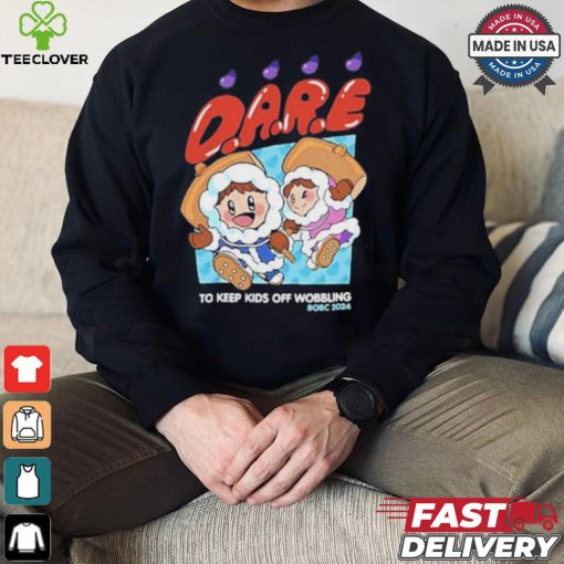 Official Nicki D.A.R.E. To Keep Kids Of Wobbling Shirt