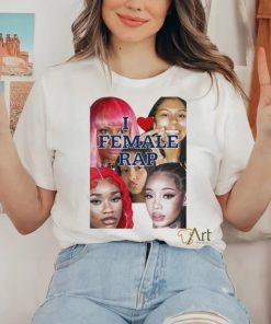 Official Nicki Sexyy Red Bbtrickz Anycia Karrahbooo I Love Female Rap T Shirt