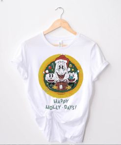 Official Nicklauerart Happy Holly Days The Cuphead Show 2022 Shirt