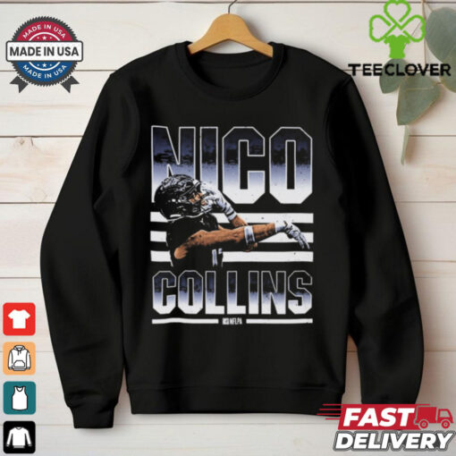 Official Nico Collins Houston Texans NFL Football 2024 Dance Painting t shirt