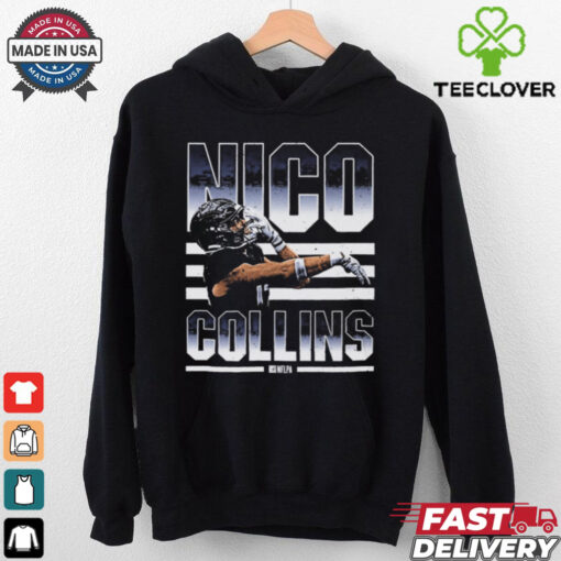 Official Nico Collins Houston Texans NFL Football 2024 Dance Painting t shirt