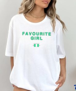 Official Nigeria Flag Favourite Girl 2024 T Shirt