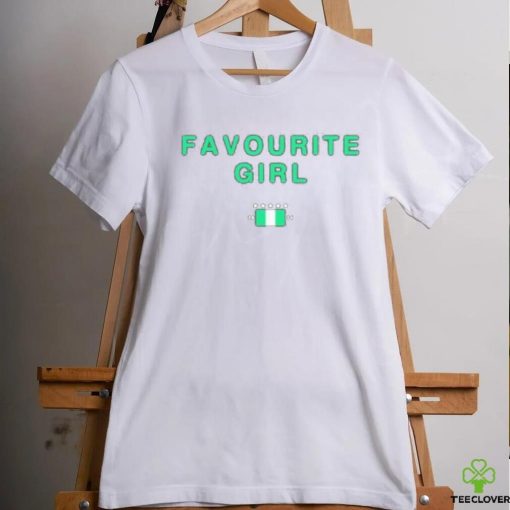 Official Nigeria Flag Favourite Girl 2024 T Shirt