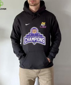 Official Nike 2023 National Champions LSU Tigers Baseball Logo shirt