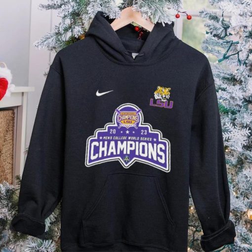 Official Nike 2023 National Champions LSU Tigers Baseball Logo shirt