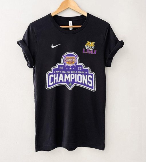 Official Nike 2023 National Champions LSU Tigers Baseball Logo shirt